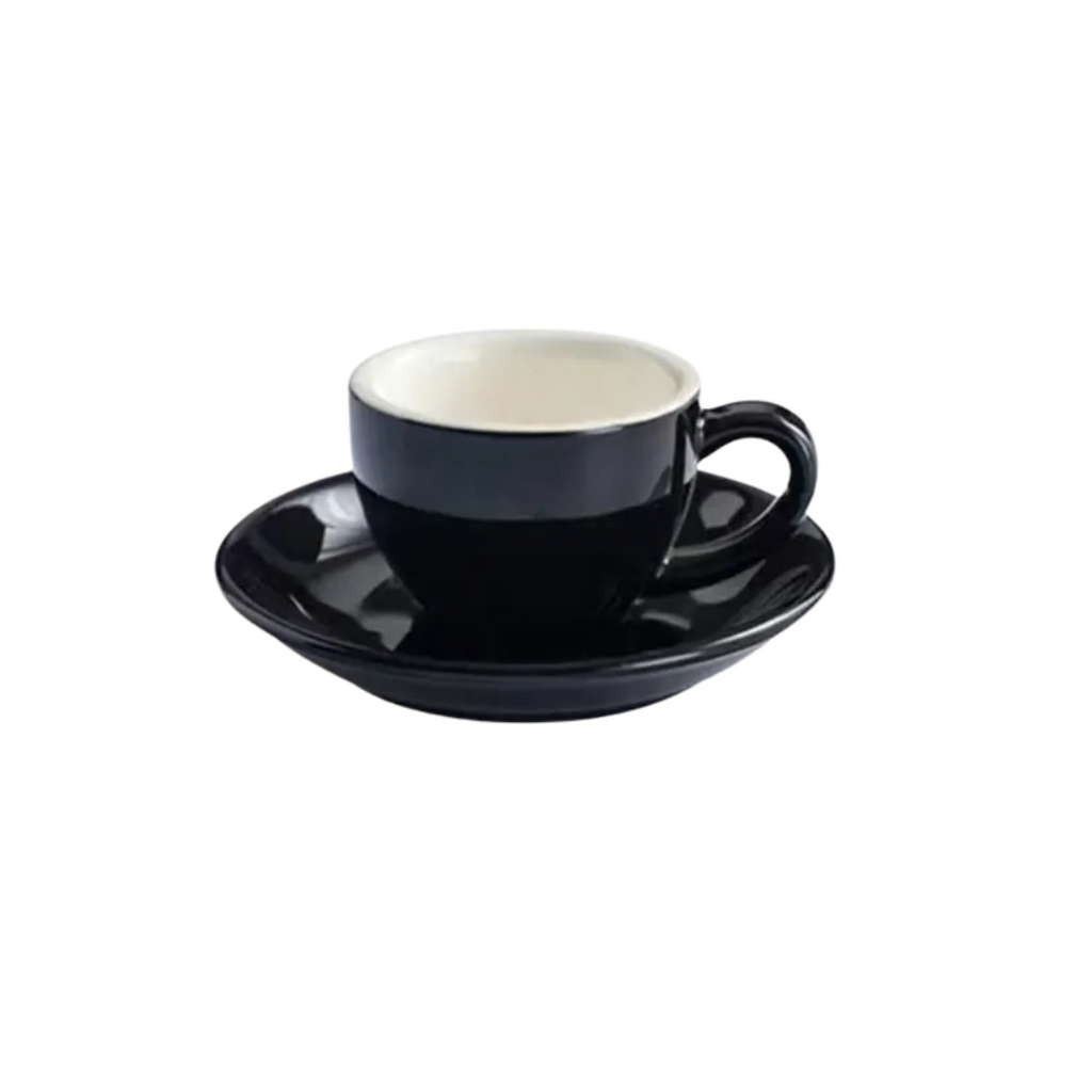 Cup & Saucer 5 Oz- Black