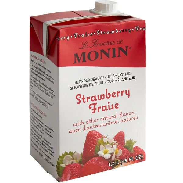 Monin 46 fl. oz. Strawberry Fruit Smoothie Mix