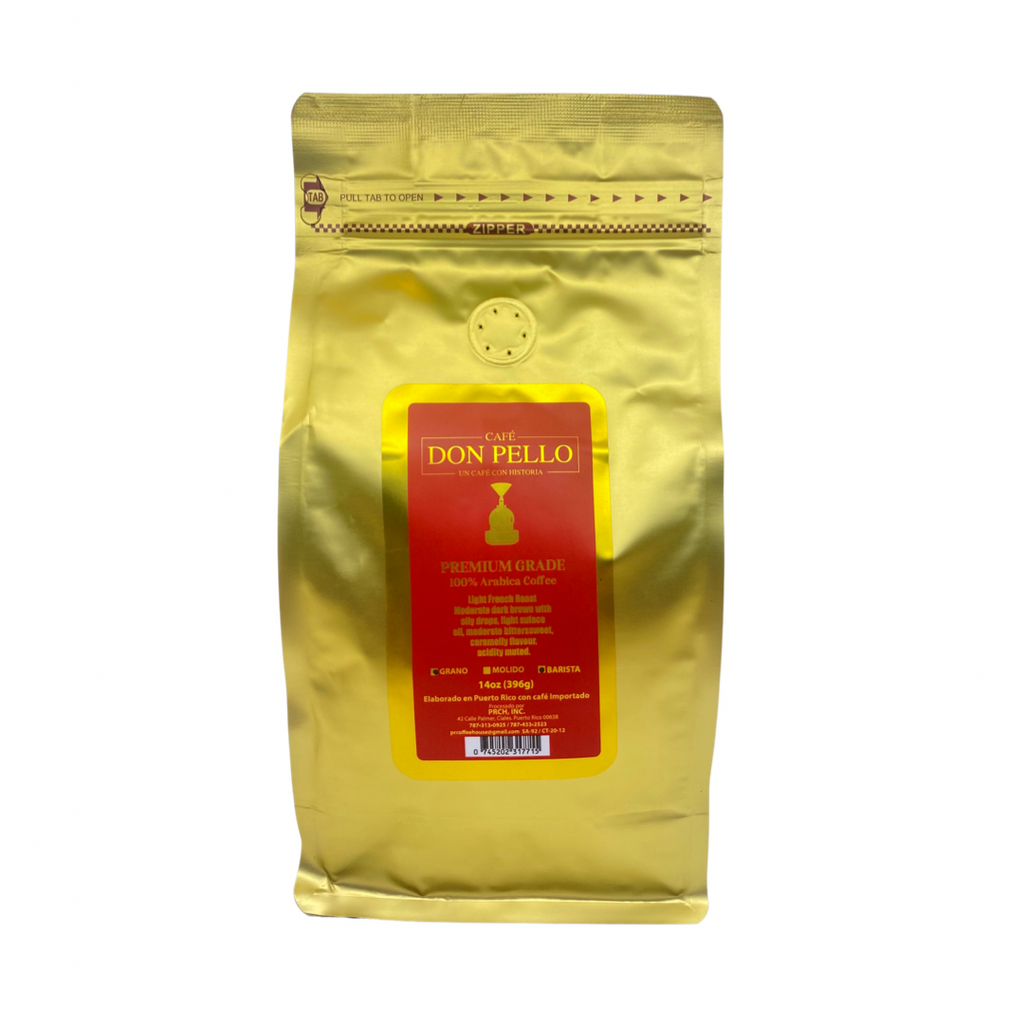 DON PELLO COFFEE 14 OZ WHOLE BEAN