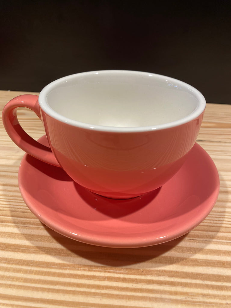 Cup & Saucer 12 Oz- Pink